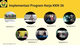 Gambaran Implementasi Program Kerja KKN 36. Dokpri.