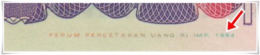 Uang kertas 10.000 tahun cetk 1994 (Dokpri)