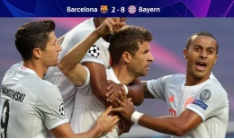 Bayern Munchen Menaklukkan Barcelona - Sumber: kapten.id
