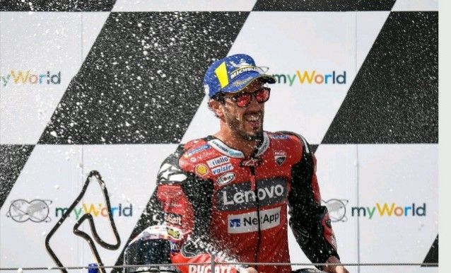 Andrea Dovizioso meraih kemenangan ke-50 bagi Ducati sejak kiprah pabrikan Itali di 2003. Podium pertama ini juga mengokohkan Ducati sebagai raja di sirkuit Spielberg beruntun selama 5 musim | Foto Motogp.com