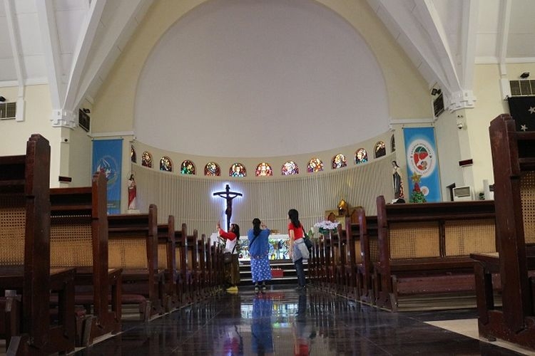 Gereja Santa Theresia (Sumber: Kompas.com/Gabriella Wijaya)