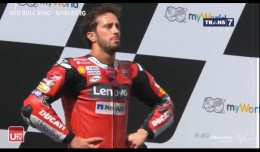 Dovi berhasil membawa Ducati menjaga dominasi di seri Austria. Good job! Gambar: Motogp/Trans7/Useetv