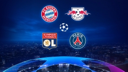 Head to head klub Jerman vs klub Prancis di Liga Champions 2019/20. Gambar: Twitter/ChampionsLeague