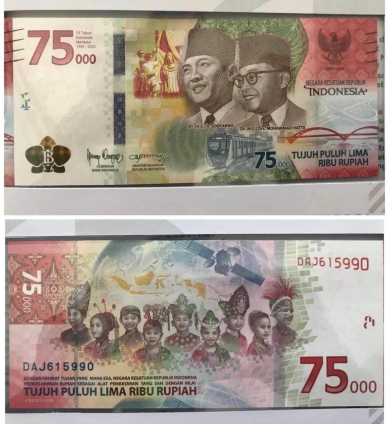 Uang baru (sumber: Bank Indonesia)