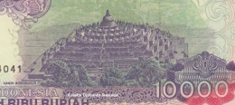 Gambar Candi Borobudur pada uang kertas Rp 10.000 (Dokpri)