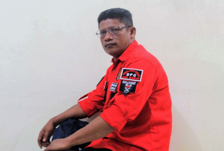 Masrin Marbun, Ketua Pemuda Batak Bersatu (PBB) DPC Jakarta Barat. Foto (Humas DPC)