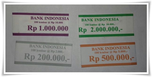 Selongsong uang kertas Bank Indonesia (Dokpri)