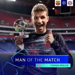 Thomas Muller Man of The Match | Official Facebook UEFA Champions League