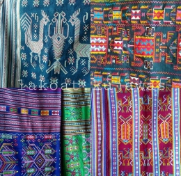 Beberapa model kain tenunan Timor Tengah Selatan| Instagram Dicky Senda