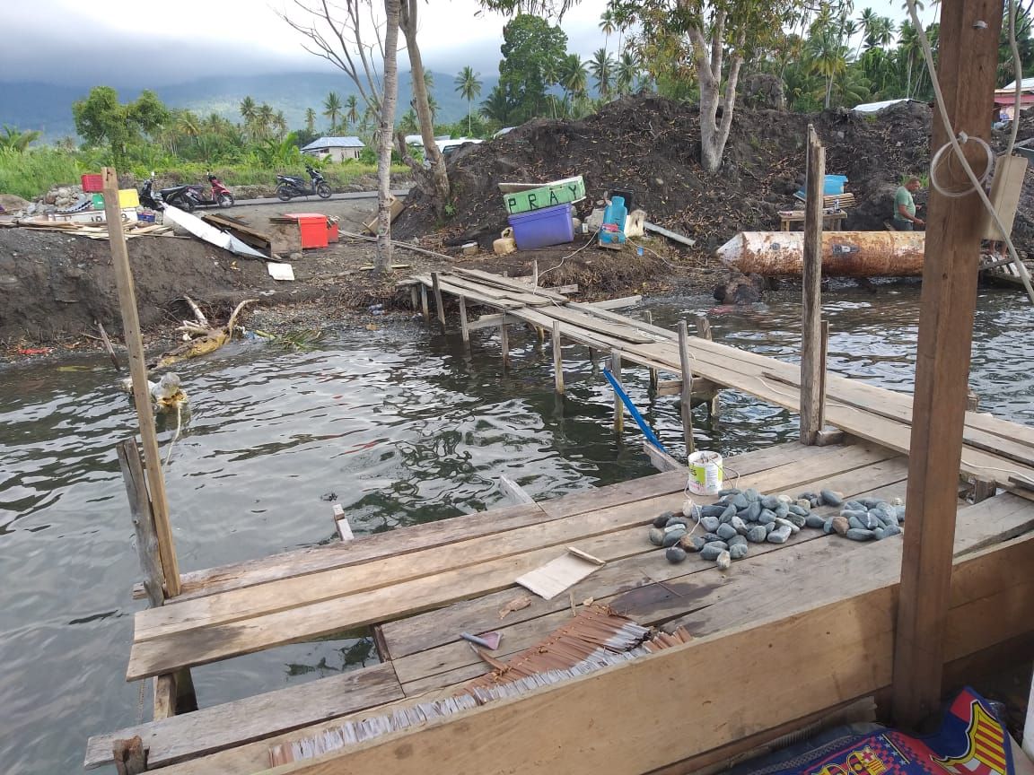 Dokpri. Proses pembongkaran bangunan