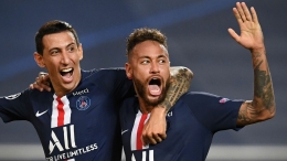 Neymar dan Di Maria aktor kemenangan PSG atas Leipzig (Foto Skysprts.com)