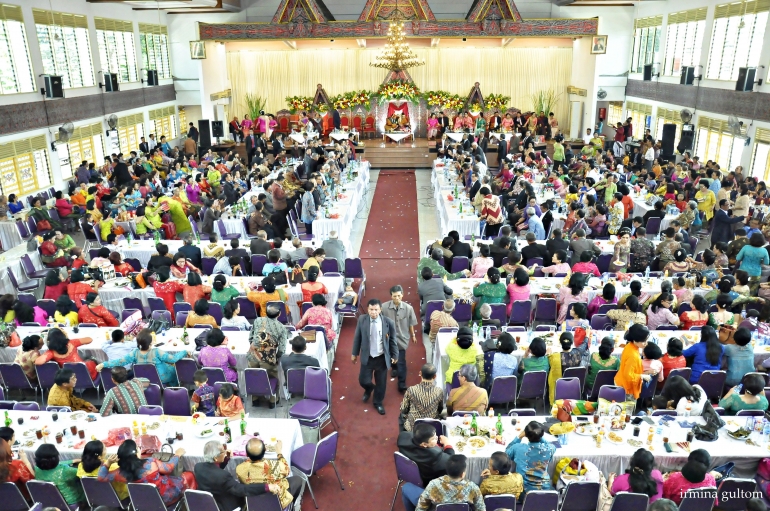 Suasana Pesta Pernikahan Adat Batak | Dokumentasi pribadi (18.8.18)