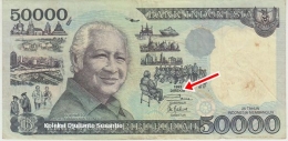 Uang Seri Soeharto 1993 (Dokpri)