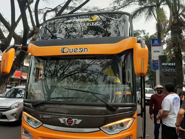 Roketto Bus tampak dari depan|Dok. Pribadi