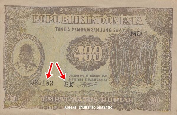 Wajah Sukarno pada ORI (koleksi pribadi)