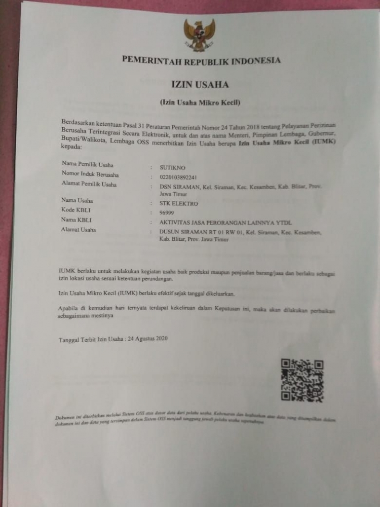 Surat Izin Usaha Untuk Kpm Pkh Kec Kesamben Kompasiana  Surat Izin Usaha Untuk Kpm Pkh Kec Kesamben Kompasiana