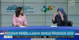 Hasil tangkapan layar pada live streaming TVRI di web useetv.com