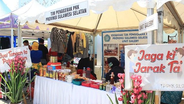 Pasar Murah PKK SulSel berlangsung selama 2 hari terbuka untuk umum (26/08/20). | dok. ambae