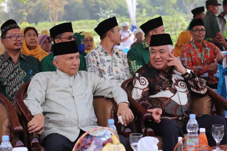 Amien Rais dan Din Syamsuddin | Foto: pinterpolitik.com