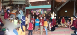 Mahasiswa PMM UMM 56 Saat Melakukan Promosi Kesehatan Door to Door di RT.32 Kelurahan Damai Balikpapan