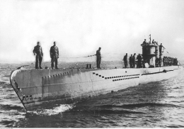 Keterangan Gambar: Sebuah U-Boot Jerman. Sumber gambar: national archive of Poland/wikimedia.org