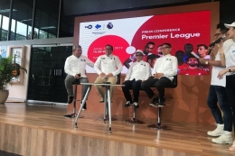 Konferensi pers peresmian hak siar Premier League di TVRI. Gambar: Wisnu Jalu Wirajati/Kompas.com