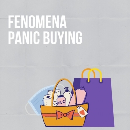 Fenomena Panic Buying (sumber gambar: @indahladya)