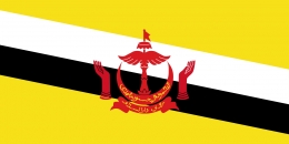 Bendera Brunei Darussalam (gambar: britannica.com)
