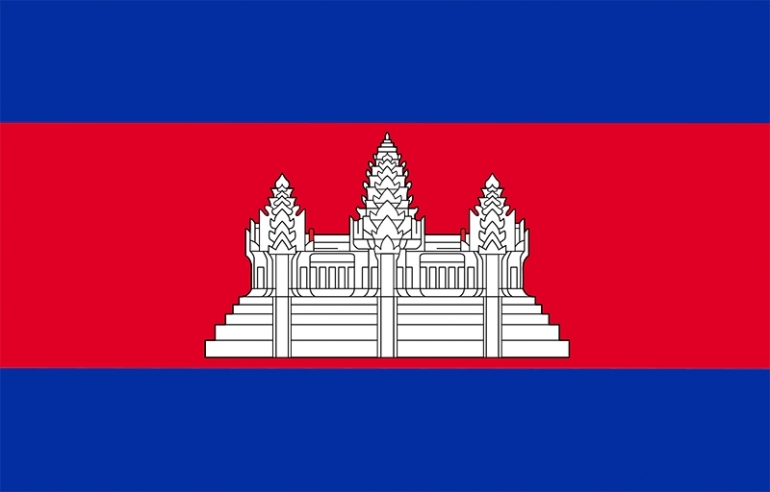 Bendera Kamboja (gambar: britannica.com)