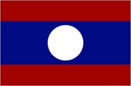 Bendera Laos (gambar: britannica.com)