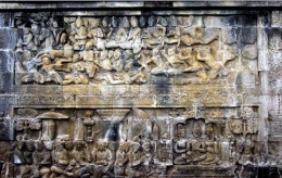 Ilustrasi Relief Candi Borobudur/williekhonggo.com