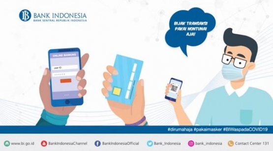 Pembayaran pakai Non Tunai sebagai langkah Go Digital (Sumber: Bank Indonesia)