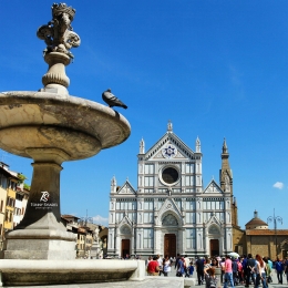 Piazza Santa Croce, Firenze. Sumber: dokpri