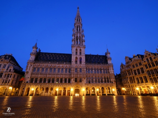 Senja di Grand Place- Brussels. Sumber: dokpri