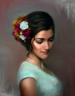 30 Attractive Portrait Painting - weneedfun.com