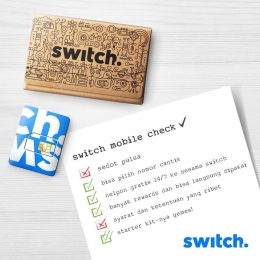 Kartu SIM switch. (Foto: Facebook.com/Switch Mobile Indonesia).
