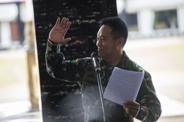 Kepala Staf Angkatan Darat (KSAD) Jenderal TNI Andika Perkasa. (ANTARA FOTO/Aditya Pradana Putra via kompas.com)