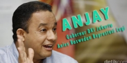 Gubernur DKI Jakarta Anies Baswedan dengan sederet prestasi 2020 (Dikhy Sasra/detikcom)