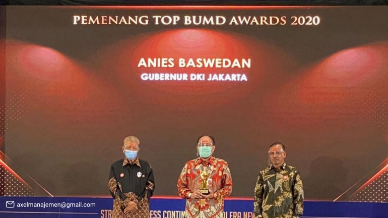 Top BUMD Awards 2020 adalah bukti prestasi Anies Baswedan (tempo.com)