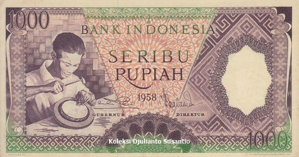 Rp 1.000 violet (koleksi pribadi)