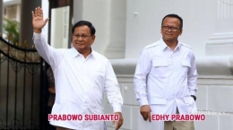 Prabowo dan Edhy dari Partai Gerindra saat dipanggil ke Istana Presiden (sumber: tribunnews)