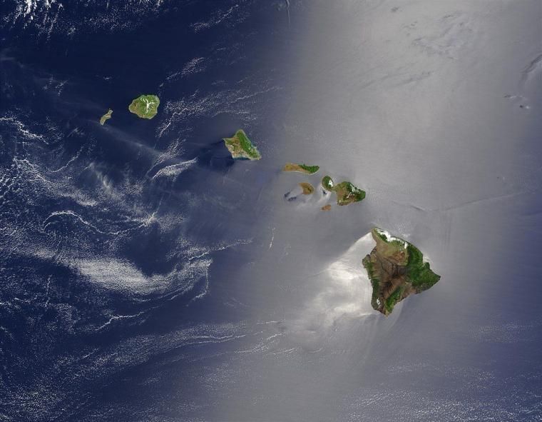 Peta Kepulauan Hawaii | Original Source: Nasa / Author: Jacques Descloitres via Wikipedia