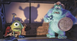Keberadaan anak manusia membuat monster ketakutan (sumber gambar:IMDb/Pixar)