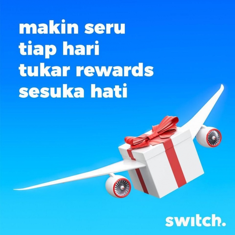 Salah satu poster promo untuk switch mobile. (Gambar: Facebook.com/switchmobile.id).