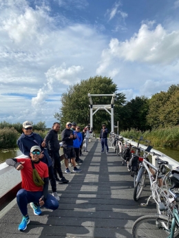Dokumen pribadi: salah satu jembatan khusus jalur sepeda antara DenHaag dan Rotterdam (5 September 2020)