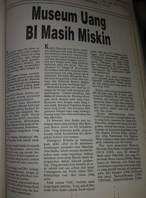 Tulisan saya di tabloid Mutiara (koleksi pribadi)