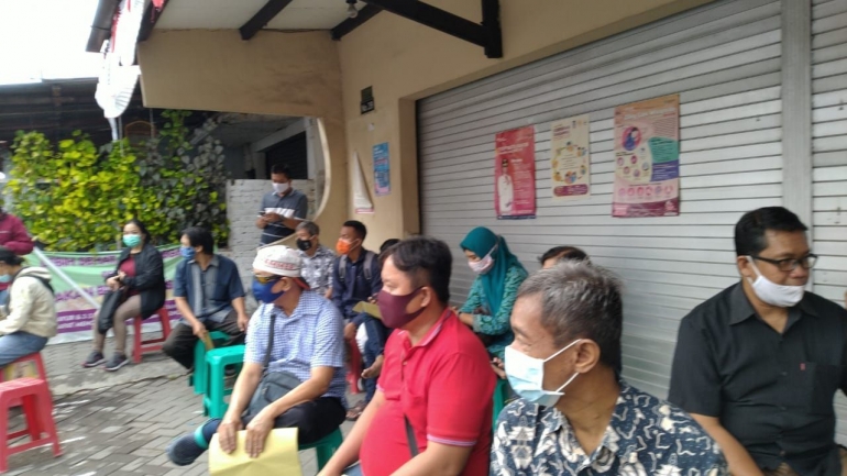 Dokpri. Antrean Tes Kesehatan