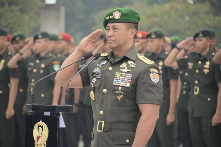 Kasad Jenderal TNI Andika. Foto Instagram @tni_angkatan_darat 