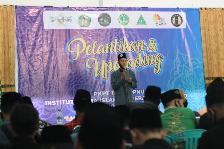 Ketua PC IPNU Nganjuk Ahmad Syafii Sulaiman