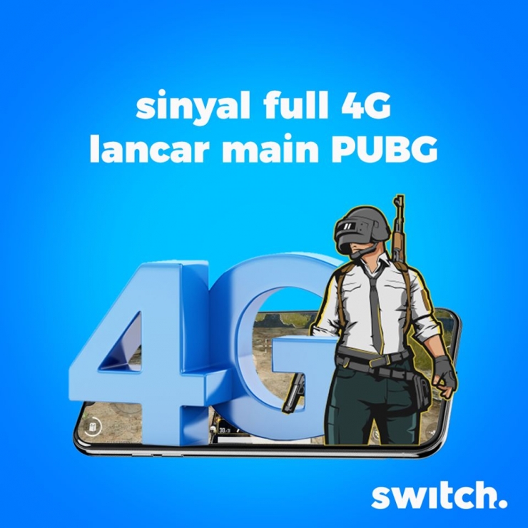 Poster online tentang promosi switch mobile di Facebook.com. (Gambar: switchmobile.id).
